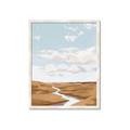 Picture of Desert Landscape Creek  _GroupedProduct_Rectangle_Portrait_Framed_Matted_