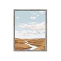 Picture of Desert Landscape Creek  _GroupedProduct_Rectangle_Portrait_Framed_Matted_