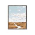 Picture of Desert Landscape Creek  _GroupedProduct_Rectangle_Portrait_Framed_Matted_