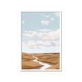 Picture of Desert Landscape Creek  _GroupedProduct_Rectangle_Portrait_Framed_Matted_