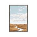 Picture of Desert Landscape Creek  _GroupedProduct_Rectangle_Portrait_Framed_Matted_