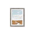 Picture of Desert Landscape Creek  _GroupedProduct_Rectangle_Portrait_Framed_Matted_