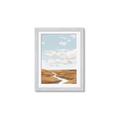 Picture of Desert Landscape Creek  _GroupedProduct_Rectangle_Portrait_Framed_Matted_