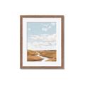 Picture of Desert Landscape Creek  _GroupedProduct_Rectangle_Portrait_Framed_Matted_