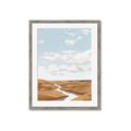 Picture of Desert Landscape Creek  _GroupedProduct_Rectangle_Portrait_Framed_Matted_