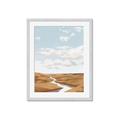 Picture of Desert Landscape Creek  _GroupedProduct_Rectangle_Portrait_Framed_Matted_