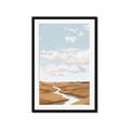 Picture of Desert Landscape Creek  _GroupedProduct_Rectangle_Portrait_Framed_Matted_