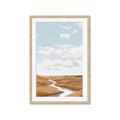 Picture of Desert Landscape Creek  _GroupedProduct_Rectangle_Portrait_Framed_Matted_