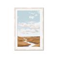 Picture of Desert Landscape Creek  _GroupedProduct_Rectangle_Portrait_Framed_Matted_