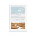 Picture of Desert Landscape Creek  _GroupedProduct_Rectangle_Portrait_Framed_Matted_