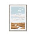Picture of Desert Landscape Creek  _GroupedProduct_Rectangle_Portrait_Framed_Matted_