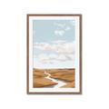 Picture of Desert Landscape Creek  _GroupedProduct_Rectangle_Portrait_Framed_Matted_
