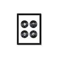 Picture of Records _GroupedProduct_Rectangle_Portrait_Framed_Matted_