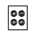 Picture of Records _GroupedProduct_Rectangle_Portrait_Framed_Matted_