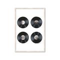 Picture of Records _GroupedProduct_Rectangle_Portrait_Framed_Matted_