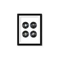 Picture of Records _GroupedProduct_Rectangle_Portrait_Framed_Matted_