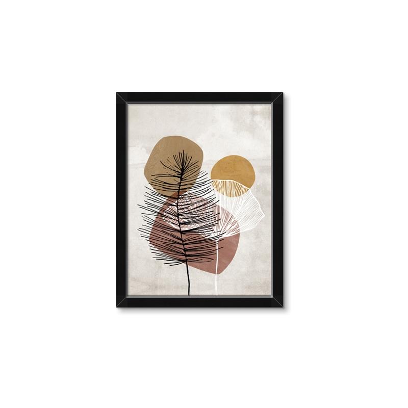 Picture of Geo Botanical I _GroupedProduct_Rectangle_Portrait_Framed_Matted_
