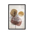 Picture of Geo Botanical I _GroupedProduct_Rectangle_Portrait_Framed_Matted_