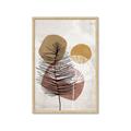 Picture of Geo Botanical I _GroupedProduct_Rectangle_Portrait_Framed_Matted_