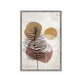 Picture of Geo Botanical I _GroupedProduct_Rectangle_Portrait_Framed_Matted_