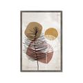 Picture of Geo Botanical I _GroupedProduct_Rectangle_Portrait_Framed_Matted_