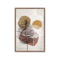 Picture of Geo Botanical I _GroupedProduct_Rectangle_Portrait_Framed_Matted_
