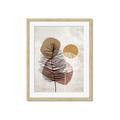 Picture of Geo Botanical I _GroupedProduct_Rectangle_Portrait_Framed_Matted_