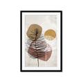 Picture of Geo Botanical I _GroupedProduct_Rectangle_Portrait_Framed_Matted_