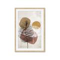 Picture of Geo Botanical I _GroupedProduct_Rectangle_Portrait_Framed_Matted_