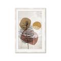 Picture of Geo Botanical I _GroupedProduct_Rectangle_Portrait_Framed_Matted_