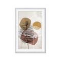 Picture of Geo Botanical I _GroupedProduct_Rectangle_Portrait_Framed_Matted_