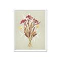 Picture of Dried Flowers with Outline I _GroupedProduct_Rectangle_Portrait_Framed_Matted_