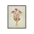 Picture of Dried Flowers with Outline I _GroupedProduct_Rectangle_Portrait_Framed_Matted_