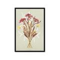 Picture of Dried Flowers with Outline I _GroupedProduct_Rectangle_Portrait_Framed_Matted_