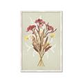 Picture of Dried Flowers with Outline I _GroupedProduct_Rectangle_Portrait_Framed_Matted_