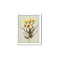 Picture of Dried Flowers with Outline II  _GroupedProduct_Rectangle_Portrait_Framed_Matted_