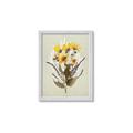 Picture of Dried Flowers with Outline II  _GroupedProduct_Rectangle_Portrait_Framed_Matted_