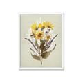 Picture of Dried Flowers with Outline II  _GroupedProduct_Rectangle_Portrait_Framed_Matted_