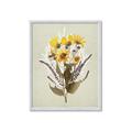 Picture of Dried Flowers with Outline II  _GroupedProduct_Rectangle_Portrait_Framed_Matted_