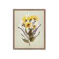 Picture of Dried Flowers with Outline II  _GroupedProduct_Rectangle_Portrait_Framed_Matted_