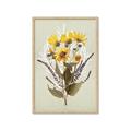 Picture of Dried Flowers with Outline II  _GroupedProduct_Rectangle_Portrait_Framed_Matted_