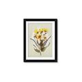 Picture of Dried Flowers with Outline II  _GroupedProduct_Rectangle_Portrait_Framed_Matted_