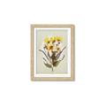 Picture of Dried Flowers with Outline II  _GroupedProduct_Rectangle_Portrait_Framed_Matted_