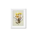 Picture of Dried Flowers with Outline II  _GroupedProduct_Rectangle_Portrait_Framed_Matted_