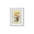 Picture of Dried Flowers with Outline II  _GroupedProduct_Rectangle_Portrait_Framed_Matted_