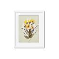 Picture of Dried Flowers with Outline II  _GroupedProduct_Rectangle_Portrait_Framed_Matted_