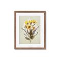 Picture of Dried Flowers with Outline II  _GroupedProduct_Rectangle_Portrait_Framed_Matted_
