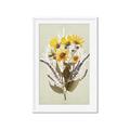 Picture of Dried Flowers with Outline II  _GroupedProduct_Rectangle_Portrait_Framed_Matted_