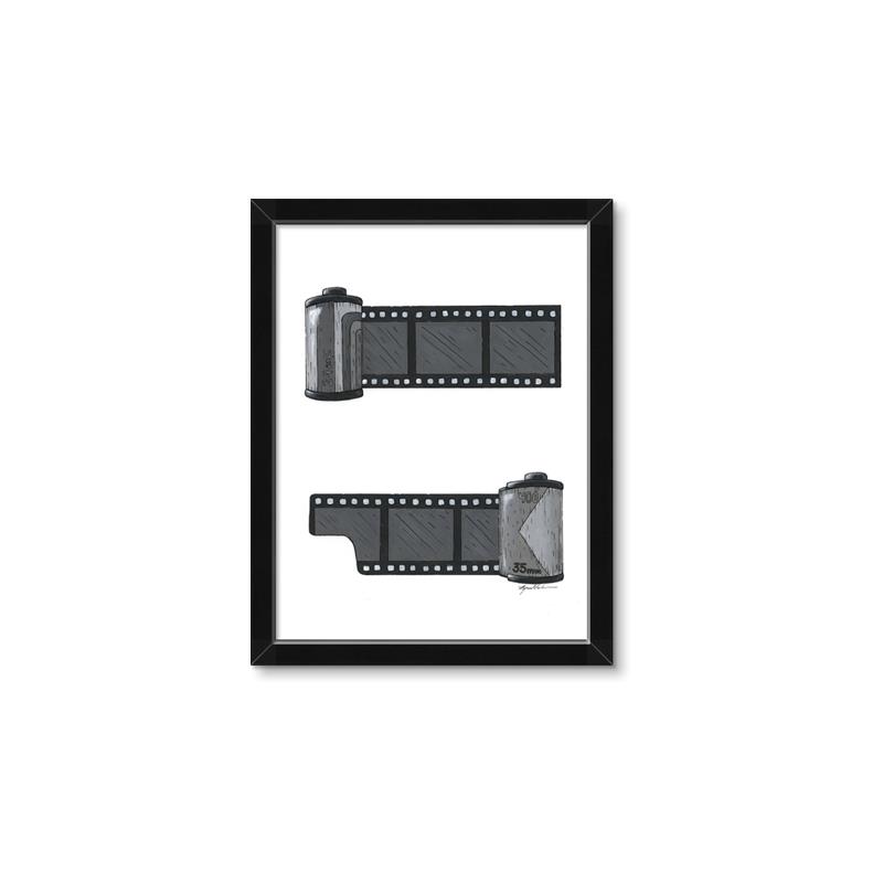 Picture of Film Reel  _GroupedProduct_Rectangle_Portrait_Framed_Matted_