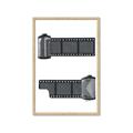 Picture of Film Reel  _GroupedProduct_Rectangle_Portrait_Framed_Matted_